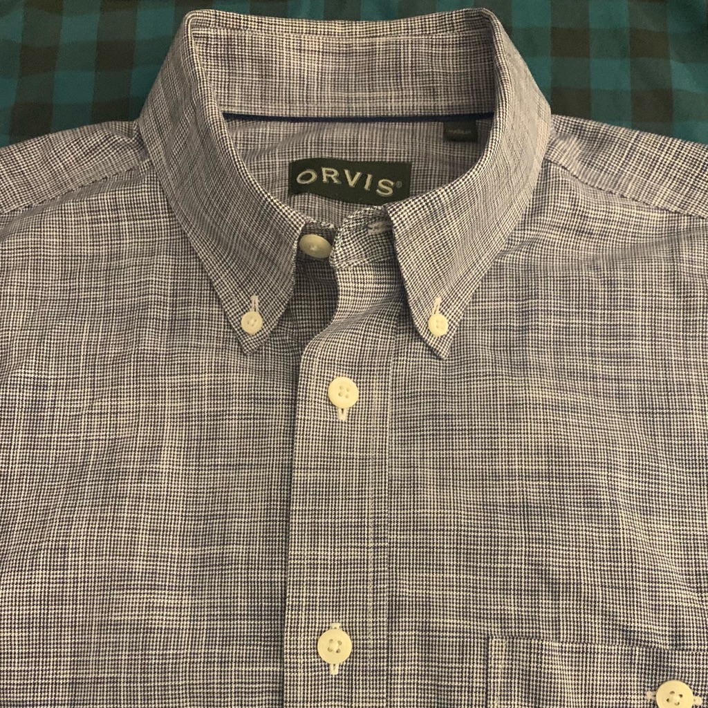 Orvis Ls Wrinkle Free Cotton Ez Cool Shirt